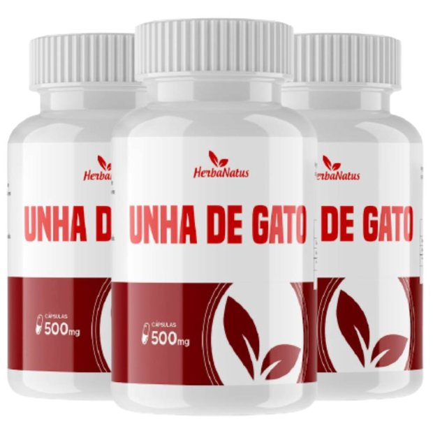 Unha de gato 60 cápsulas 500mg Herbanatus